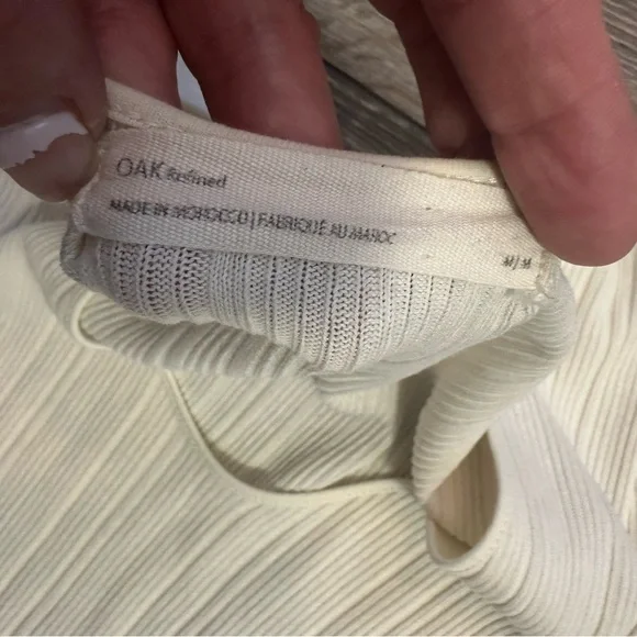 OAK + FORT/ High Front Slid Midi dress/ woman’s size M - Picture 7 of 13